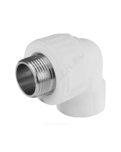 Угольник PP-R комбинированный белый Дн 32х1 НР PRO VALFEX 10126032-PRO