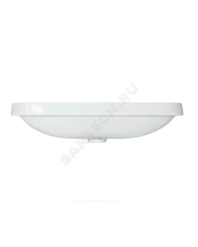 Умывальник врезной Infinity Inside 60 без отверстия под смеситель белый Sanita Luxe INF60SLWB01I