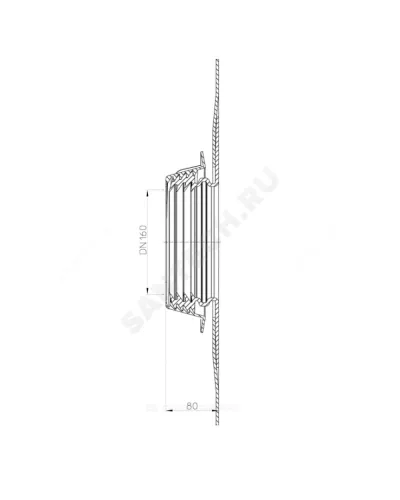 Мембрана гидроизоляционная HL800 Дн 160 HL HL800/160
