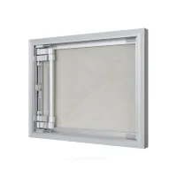 Люк под плитку нажимной алюминий 300х400 на износоустойчивой петле Evecs CERAMO OPTIMUM D3040