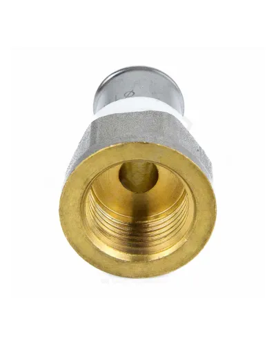 Муфта МП латунь никель пресс Дн 32х1 1/4 ВР ГОСТ 32415-2013 8002 Aquasfera 8002-08