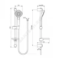 Промо-комплект для ванны с душем CERAFLEX Ideal Standard BD001AA