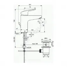 Промо-комплект для ванны с душем CERAFLEX Ideal Standard BD001AA