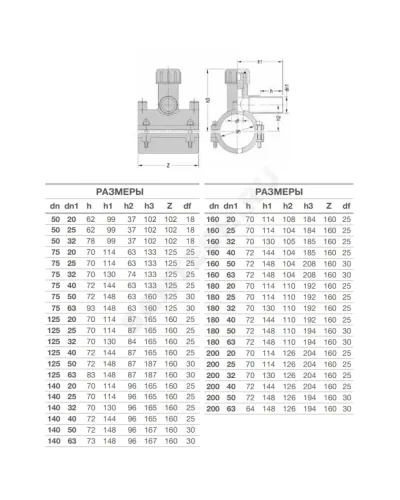 Седелка электросварная ПЭ100 Дн 160х63 Ру16 SDR11 с фрезой EUROSTANDARD 2130161663