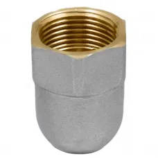 Угольник латунь никель Ду 20 (3/4") ВР/ВР 9001 ГОСТ 32585-2013 Aquasfera 9001-02