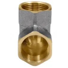 Угольник латунь никель Ду 20 (3/4") ВР/ВР 9001 ГОСТ 32585-2013 Aquasfera 9001-02