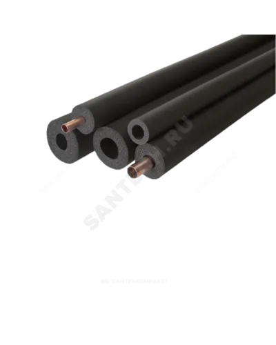 Трубка вспененный полиэтилен BLACK STAR 10/6 L=2м Тмакс=95°C черный Energoflex EFXT010062BS