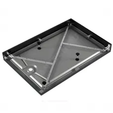 Поддон душевой акриловый прямоугольный Universal PRO BLACK N 1200х800х130 черный МетаКам АПS_014443