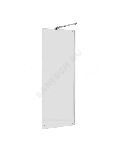 Стенка душевая Capital 900х1950мм прозрачное стекло профиль хром Roca M4409012M