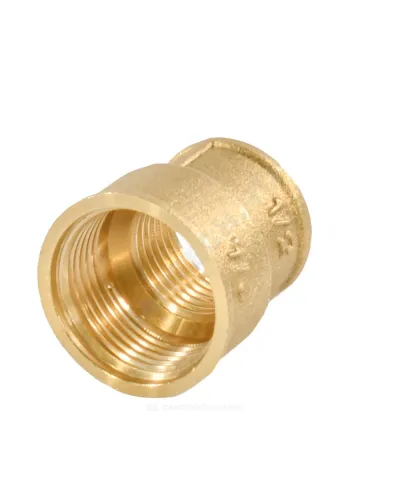 Муфта латунь переходная Ду 32х25 (1 1/4х1) ВР/ВР VALFEX VF.240.L.114.100
