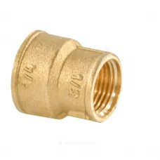 Муфта латунь переходная Ду 15х10 (1/2"х3/8") ВР/ВР VALFEX VF.240.L.012.038