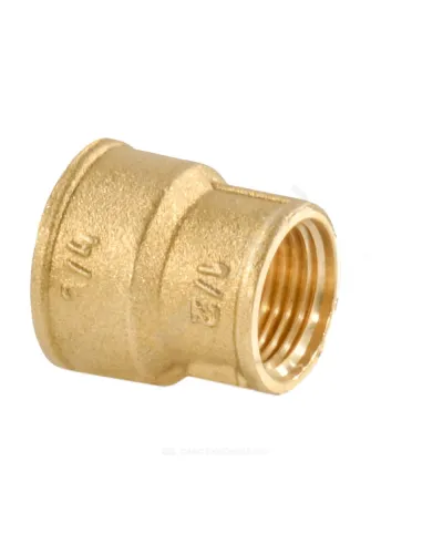 Муфта латунь переходная Ду 32х25 (1 1/4х1) ВР/ВР VALFEX VF.240.L.114.100