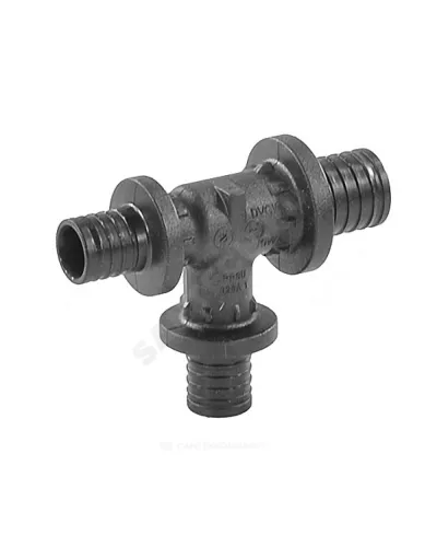 Тройник для PE-X труб аксиальный PPSU Дн 25х20х16 переходной RAUTITAN PX Rehau 11600841001
