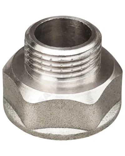 Переход латунь никель Ду 10х8 (3/8х1/4) ВР/НР VALFEX VF.592.N.038.014