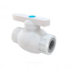 Кран шаровой PP-R полнопроходной белый Дн 20х1/2" ВР RTP (РосТурПласт) 16207
