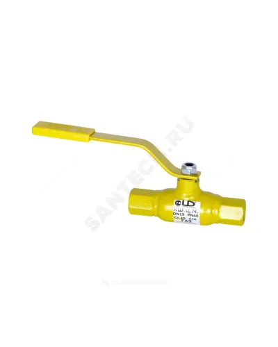 Кран шаровой сталь газ КШ.Ц.М.GAS Ду 50 Ру40 ВР L=170мм LD КШ.Ц.М.GAS.050.040.Н/П.02