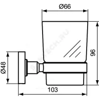 Промо-комплект для ванны с душем CERAFINE O Ideal Standard BL749S3