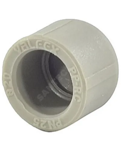 Заглушка (пробка) PP-R серая Дн 50 внутренняя пайка VALFEX 10162050Г