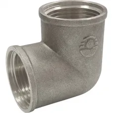 Угольник латунь никель Ду 15 (1/2") ВР/ВР VALFEX VF.090.N.012