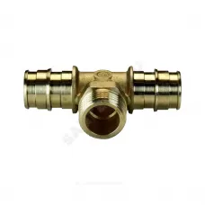 Тройник для PE-X труб радиальный латунь Дн 25х3/4"х25 НР GX153 Giacomini GX153Y045