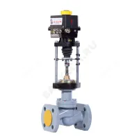 Клапан запорно-регулирующий сталь КЗР 25с947нж односедельный Ду 40 Ру25 фл Kvs=25м3/ч с эл/приводом ST0 Арма-Пром