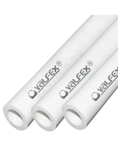 Труба PP-R белая Дн 32х2,9 Ру10 SDR11 Т<20С L=4м VALFEX 10103032 ..