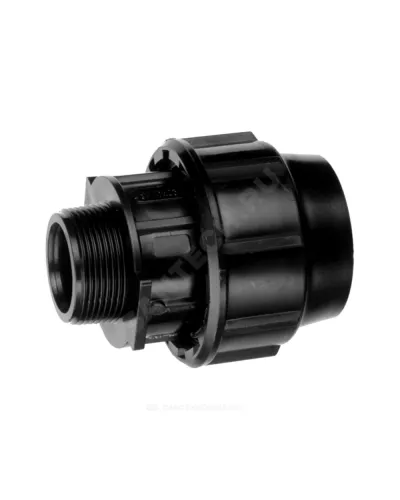 Муфта компрессионная ПЭ Дн 75х2 1/2 НР 1000281