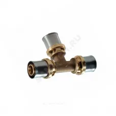 Тройник для МП/PE-X труб латунь пресс Дн 32 RM150 Giacomini RM150Y011