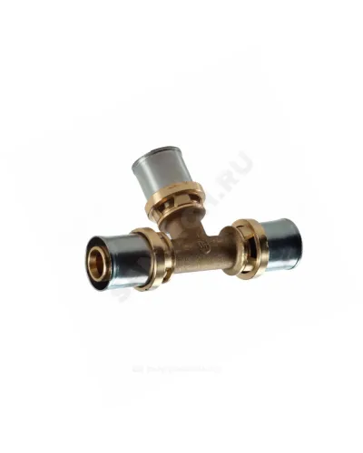 Тройник для МП/PE-X труб латунь пресс Дн 40 RM150 Giacomini RM150Y012