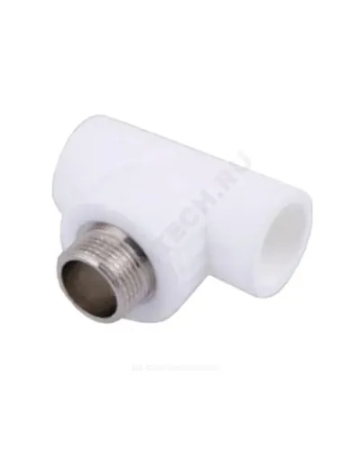 Тройник PP-R комбинированный белый Дн 20х3/4 НР VALFEX 10128120