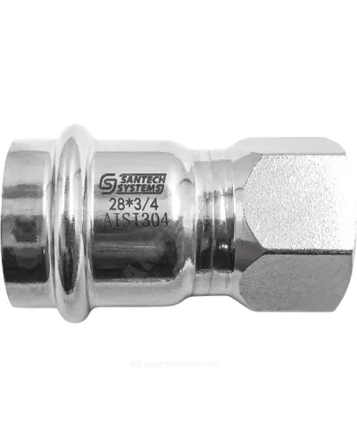 Муфта сталь нерж AISI 304 Дн 15х1/2 пресс/ВР SantechSystems