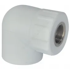 Угольник PP-R комбинированный белый Дн 32х1/2" ВР RTP (РосТурПласт) 10795