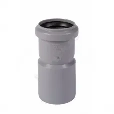 Муфта PP-H насадная с уплотнительной манжетой серая HT HTAM Дн 50 б/нап в/к Ostendorf 112810