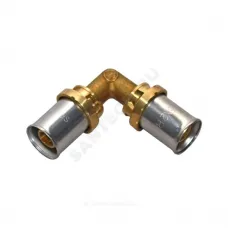 Угольник для МП/PE-X труб латунь пресс Дн 16х90гр RM122 Giacomini RM122Y003