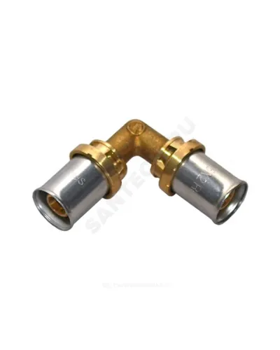 Угольник для МП/PE-X труб латунь пресс Дн 16х90гр RM122 Giacomini RM122Y003
