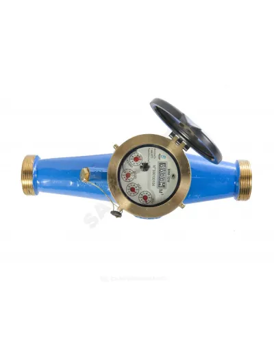 Счётчик х/в крыльчатый многоструйный Ду 32 Ру16 Qn=6 м3/ч 40С L=260мм резьба В/К IP68 ВКМ М Декаст 71-32-08