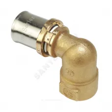 Угольник для МП/PE-X труб латунь пресс Дн 16х3/4"х90гр ВР RM129 Giacomini RM129Y043