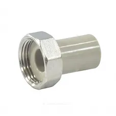Штуцер PP-R комбинированный серый Дн 32х1 1/4" с накидной гайкой VALFEX 10136032Г