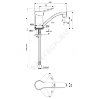 Промо-комплект для ванны с душем SCORPIO Ideal Standard BD007AA