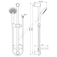 Промо-комплект для ванны с душем SCORPIO Ideal Standard BD007AA