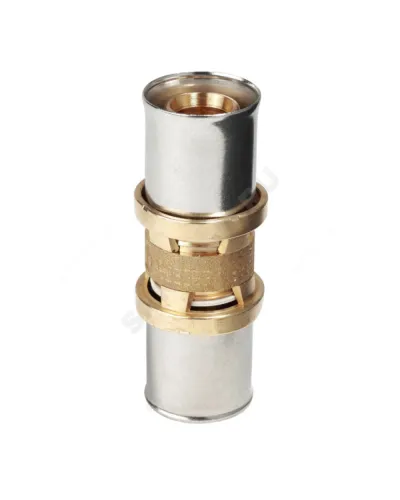 Муфта для МП/PE-X труб латунь пресс Дн 20 RM102 Giacomini RM102Y007