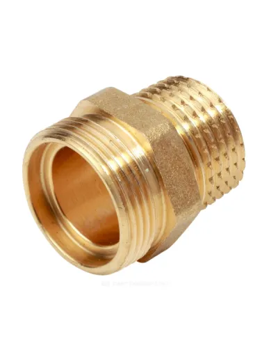 Ниппель латунь переходной Ду 15х16 (1/2) НР R180R Giacomini R180RY015