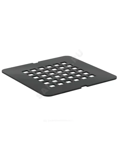Накладка слива для душевого поддона ULTRAFLAT S 125х125 черный Ideal Standard KV169FV