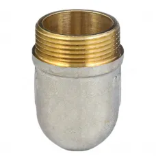 Угольник латунь никель реборда Ду 15 (1/2") ВР/НР 9006 ГОСТ 32585-2013 Aquasfera 9006-01