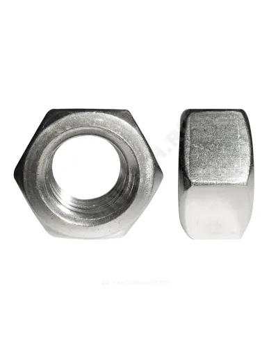 Гайка стальная оц М10 к.п. 5 шестигранная вес DIN 934 (5915/5927) HICL
