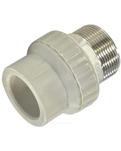 Муфта PP-R комбинированная под ключ серая Дн 40х1 1/2 НР VALFEX 10135240Г