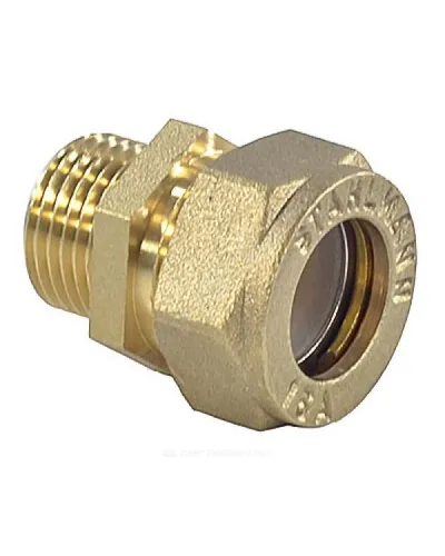 Муфта латунь 15Aх1/2 обжим/НР STAHLMANN SSML1501/2BEF