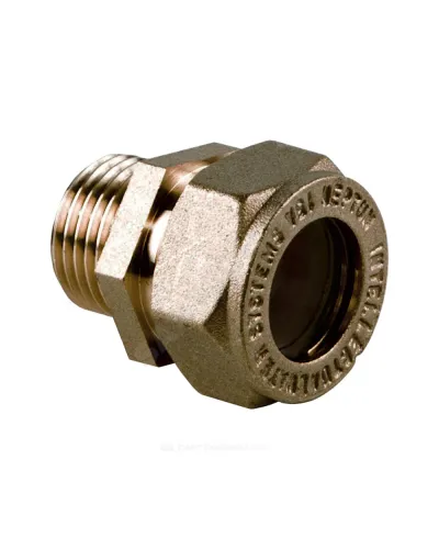 Муфта латунь 15Aх1/2 обжим/НР STAHLMANN SSML1501/2BEF