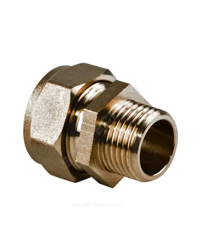 Муфта латунь 15Aх1/2 обжим/НР STAHLMANN SSML1501/2BEF