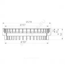 Кольцо дренажное PP Дн 195 HL HL190